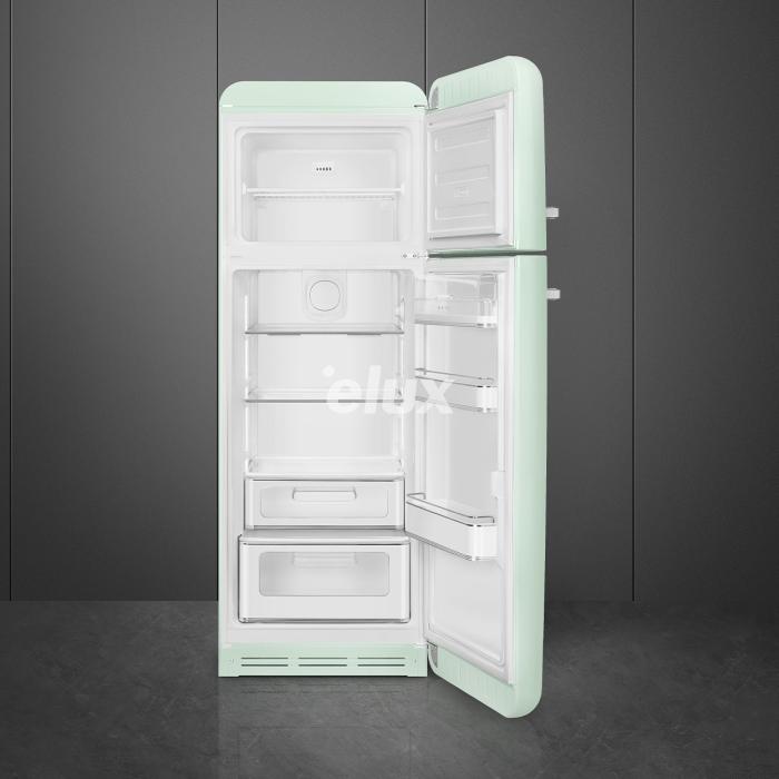 Külmik Smeg, 50-ndate stiil, 172 cm, 222/72 l, 34 dB, mehaaniline juhtimine, pastellroheline