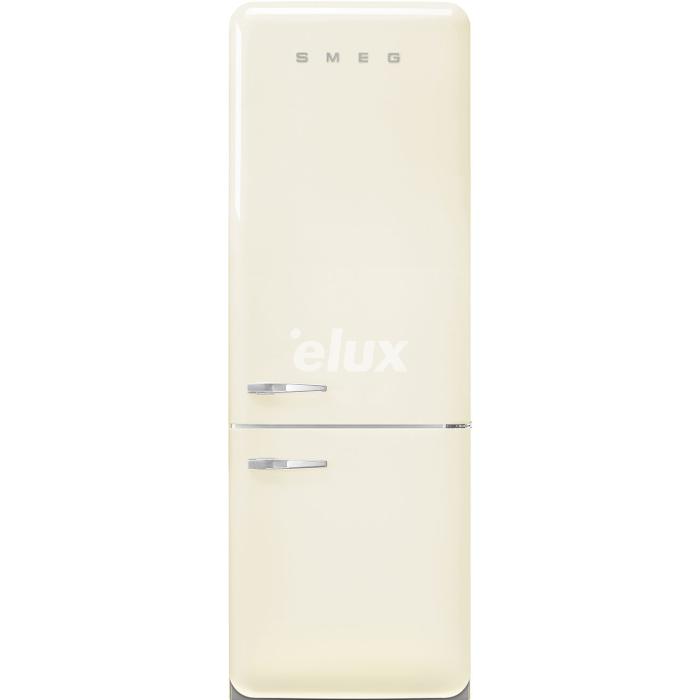 Külmik Smeg, 50-ndate stiil, 205 cm, 344/137 l, 37 dB, puutetundlik juhtimine, NoFrost, kreem