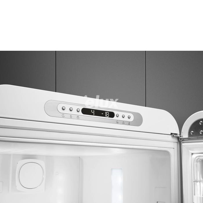 Külmik Smeg, 50-ndate stiil, NoFrost, 196 cm, 234/97 l, 35 dB, elektrooniline juhtimine, valge