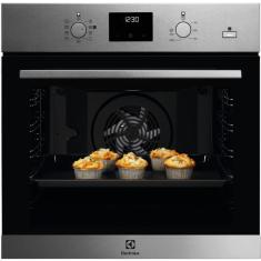 Духовой шкаф Electrolux, 72 л, функция очистки паром, корпус из нержавеющей стали.