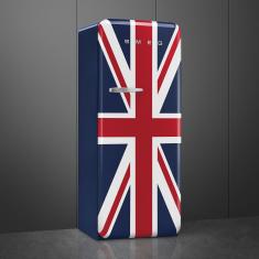 Külmik Smeg, 50-ndate stiil, 153 cm, 244/26 l, 35 dB, mehaaniline juhtimine, Union Jack