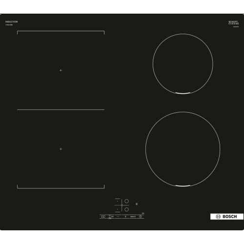 Pliidiplaat Bosch, 4 x induktsioon, 60 cm, lõigatud, must
