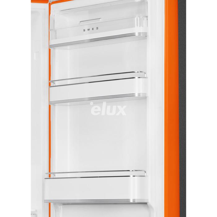 Külmik Smeg, 50-ndate stiil, NoFrost, 196 cm, 234/97 l, 35 dB, elektrooniline juhtimine, oranž