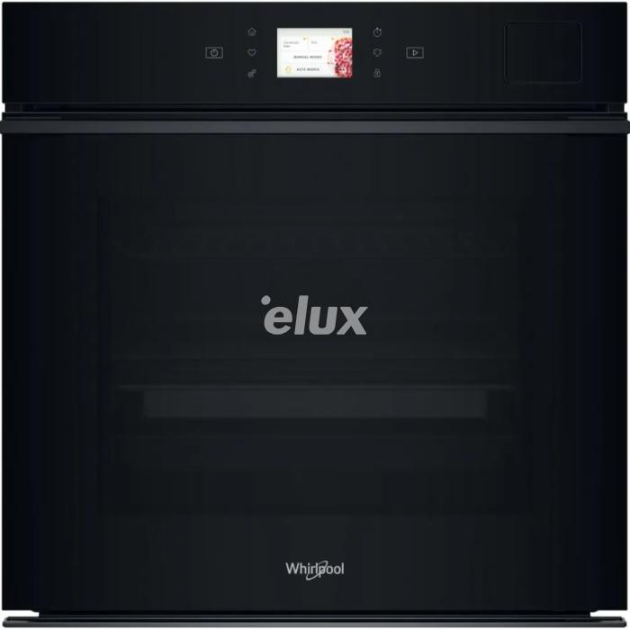 Духовой шкаф Whirlpool, 73 л, класс энергоэффективности A+, пиролитическая очистка, функция отпаривания, черный цвет.