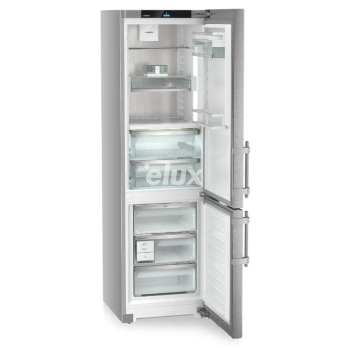 Külmik Liebherr Plus, 185,5 cm, 181/133 l, 34 dB, puutetundlik, NoFrost, rv teras