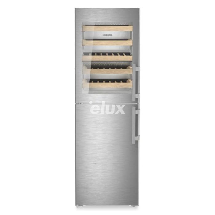 Külmik Liebherr, 185,5 cm, 171/133 l, 36 dB, puutetundlik, NoFrost, rv teras