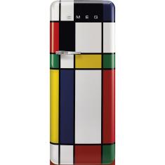 Külmik Smeg, 50-ndate stiil, 153 cm, 244/26 l, 35 dB, mehaaniline juhtimine, värviline