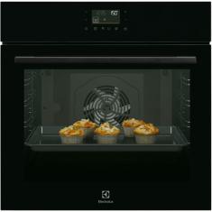 Духовой шкаф Electrolux, 72 л, каталитический нейтрализатор, функция отпаривания, черный.