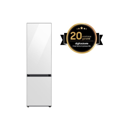 Külmik Samsung, 203 cm, 276/114 l, 35 dB, elektrooniline juhtimine, NoFrost, Clean White