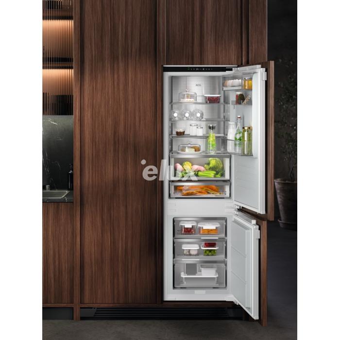 Külmik AEG 8000, integreeritav, 176,9 cm, 160/62 l, 35dB, NoFrost, valge