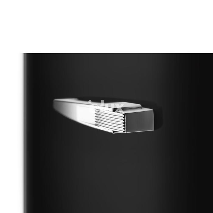 Külmik Smeg, 50-ndate stiil, 153 cm, 244/26 l, 35 dB, mehaaniline juhtimine, must