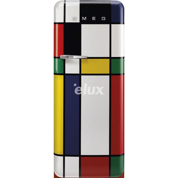 Külmik Smeg, 50-ndate stiil, 153 cm, 244/26 l, 35 dB, mehaaniline juhtimine, värviline