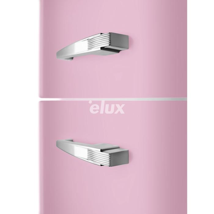 Külmik Smeg, 50-ndate stiil, NoFrost, 196 cm, 234/97 l, 35 dB, elektrooniline juhtimine, pastellroosa