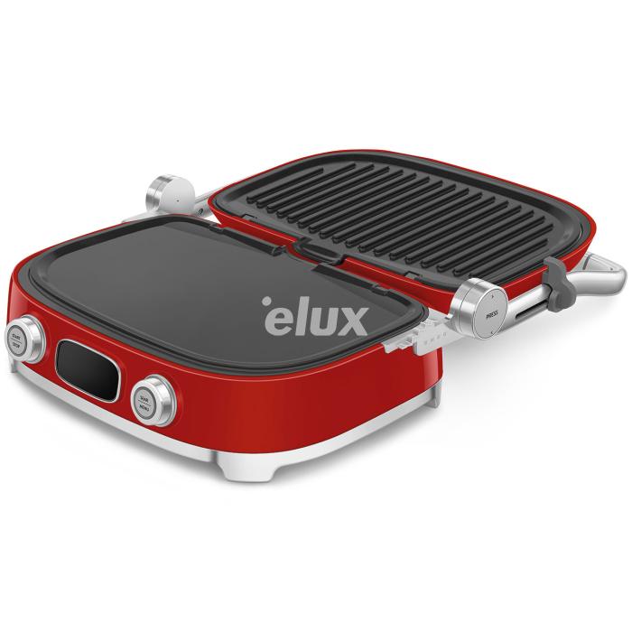 Lauagrill Smeg, 50`ndate stiil, punane