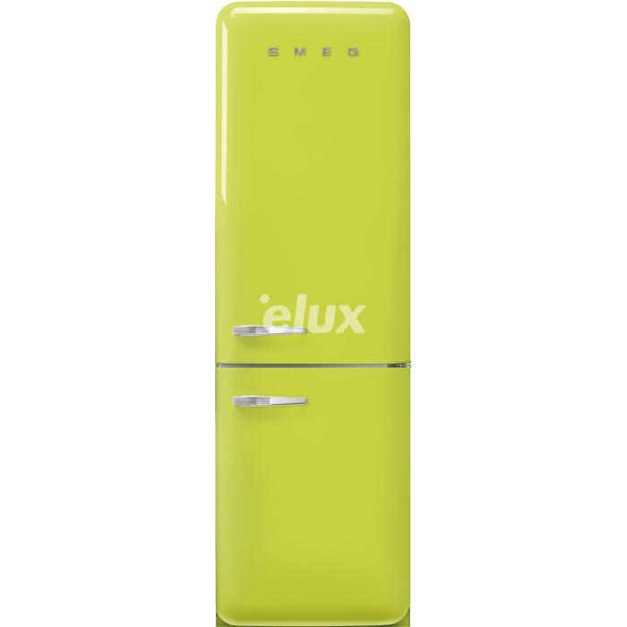 Külmik Smeg, 50-ndate stiil, 196 cm, 234/97 l, 35 dB, elektrooniline juhtimine, laimiroheline, NoFrost