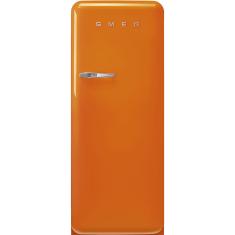 Külmik Smeg, 50-ndate stiil, 153 cm, 244/26 l, 35 dB, mehaaniline juhtimine, oranž