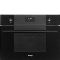 Mikrolaineahi Smeg Linea, integreeritav, 40 l, 800/1500 W, must