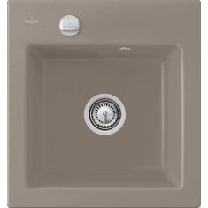 Valamu Villeroy&Boch, Subway 45 XS, 48 cm, pealt paigaldatav, nupuga, keraamiline, Timber