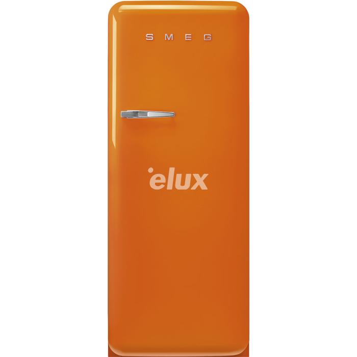 Külmik Smeg, 50-ndate stiil, 153 cm, 244/26 l, 35 dB, mehaaniline juhtimine, oranž