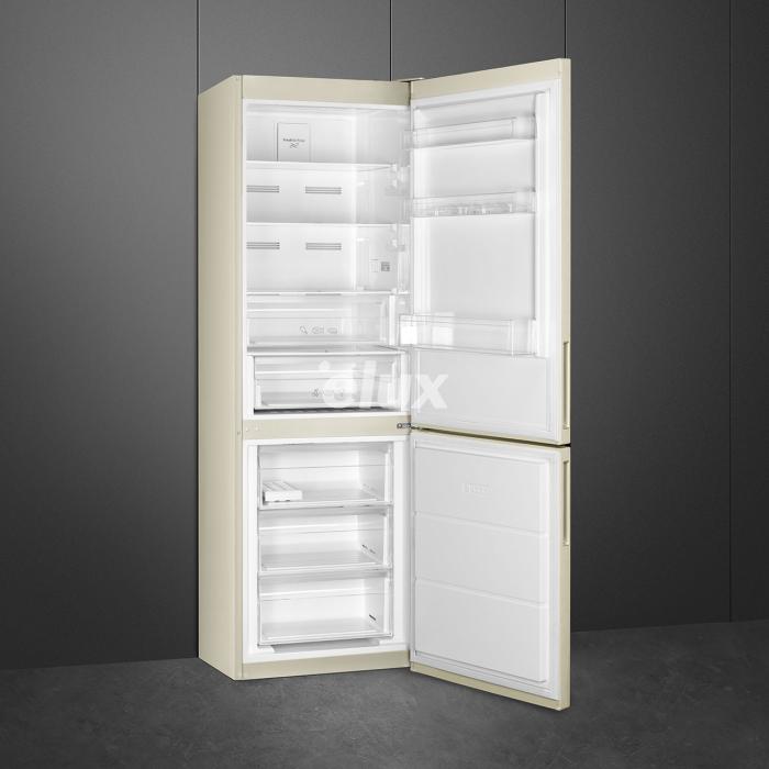 Külmik Smeg 186 cm, 230/101 l, 39 dB, elektrooniline juhtimine, NoForst, marmor