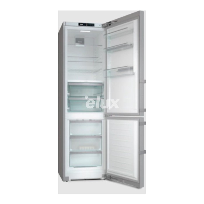 Külmik Miele, 201 cm, 258/103 l, 35 dB, puutetundlik juhtimine, NoFrost, roostevaba teras
