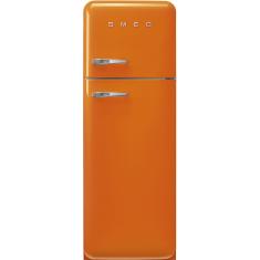 Külmik Smeg, 50-ndate stiil, 172 cm, 222/72 l, 34 dB, mehaaniline, parem, oranž