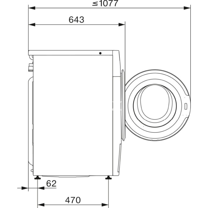 Salongi näidis! Pesumasin Miele WWG 660 WCS TD XL, eestlaetav, 9 kg, 1400 p/min, inverter
