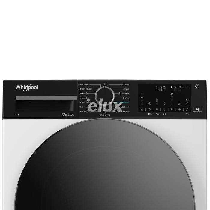Kuivati Whirlpool, soojuspumbaga, 9 kg, valge