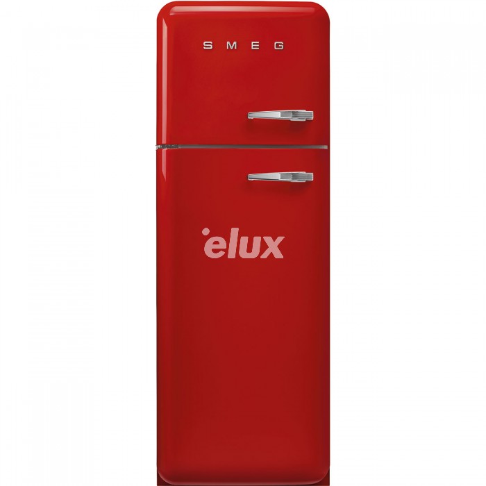 Külmik Smeg, 50-ndate stiil, 172 cm, 222/72 l, 37 dB, mehaaniline, vasak, punane