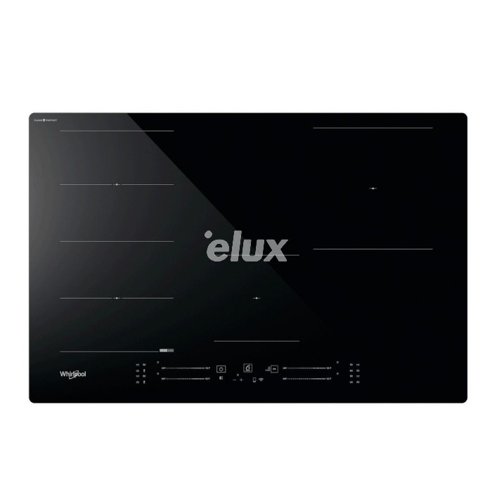 Pliidiplaat Whirlpool, 4 x induktsioon, flexi tsoon, 6 SenseLive, 77 cm, must