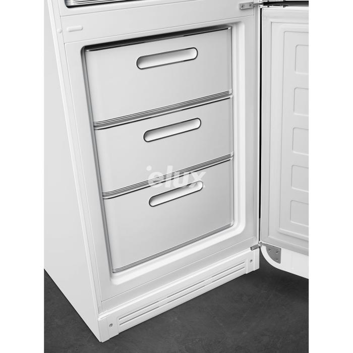 Külmik Smeg, 50-ndate stiil, NoFrost, 196 cm, 234/97 l, 35 dB, elektrooniline juhtimine, valge