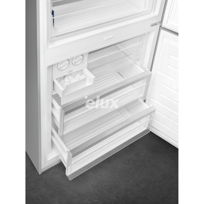 Külmik Smeg 196 cm, 344/137 l, 36 dB, elektrooniline juhtimine, NoForst, rv-teras