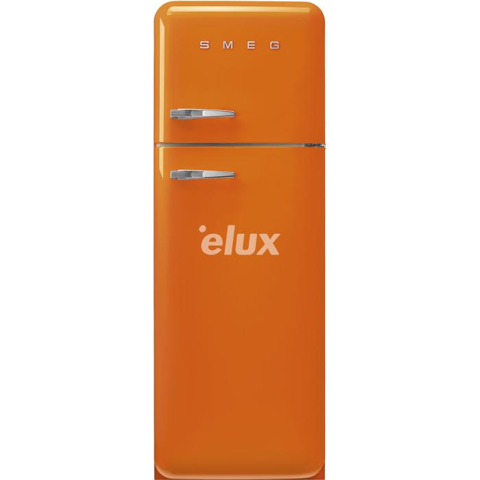 Külmik Smeg, 50-ndate stiil, 172 cm, 222/72 l, 34 dB, mehaaniline, parem, oranž