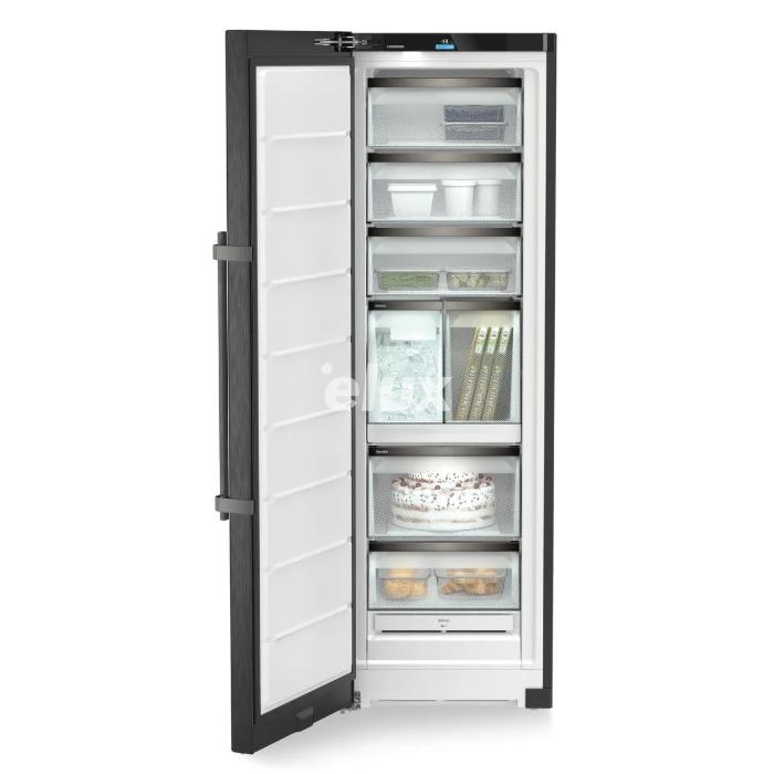 Sügavkülmik Liebherr, NoFrost, 185,5 cm, 278 l, 34 dB, must