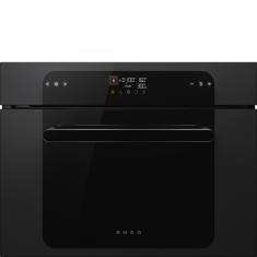 Kompakt mikro-kombiahi Smeg Musa, aurupuhastus, 40 l, must