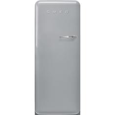 Külmik Smeg, 50-ndate stiil, 153 cm, 244/26 l, 35 dB, mehaaniline juhtimine, hõbedane