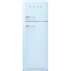 Külmik Smeg, 50-ndate stiil, 172 cm, 222/72 l, 34 dB, mehaaniline, parem, pastellsinine