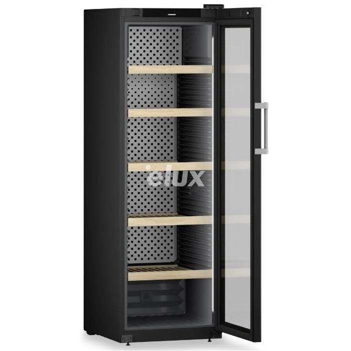Veinikülmik Liebherr GrandCru, 188,4 cm, 229 pudelit, 38 dB, must