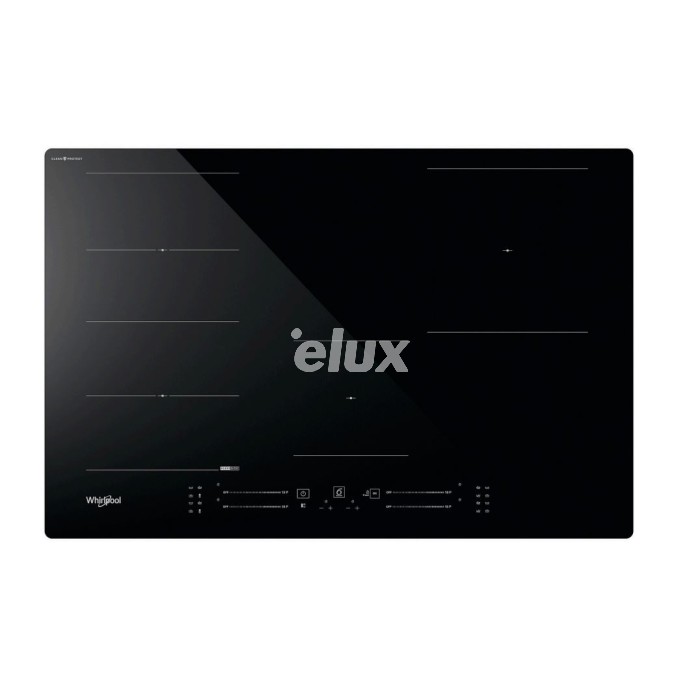 Pliidiplaat Whirlpool, 4 x induktsioon, flexi tsoon, 6 sense, 77 cm, must