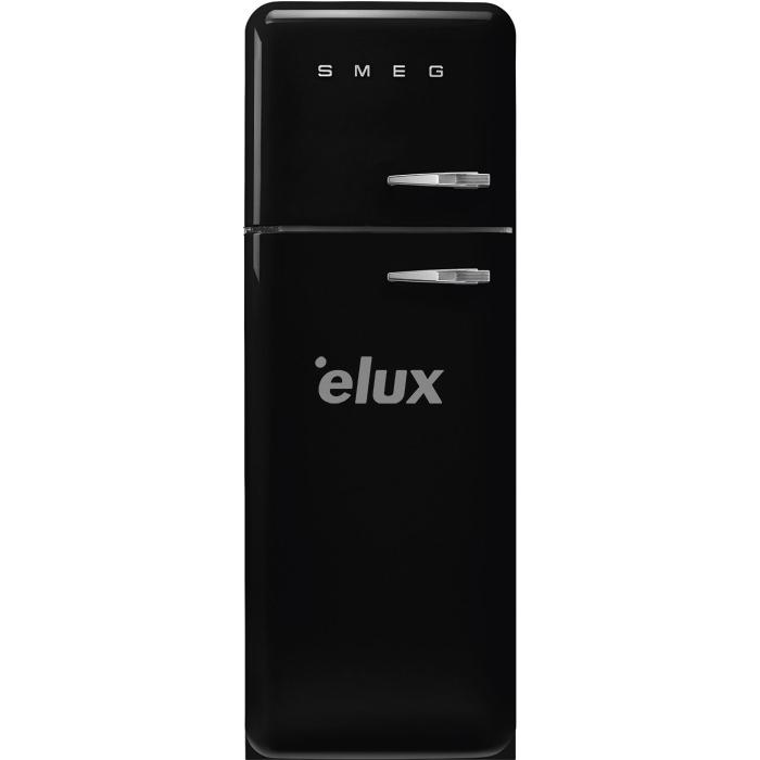 Külmik Smeg, 50-ndate stiil, 172 cm, 222/72 l, 34 dB, mehaaniline, vasak, must