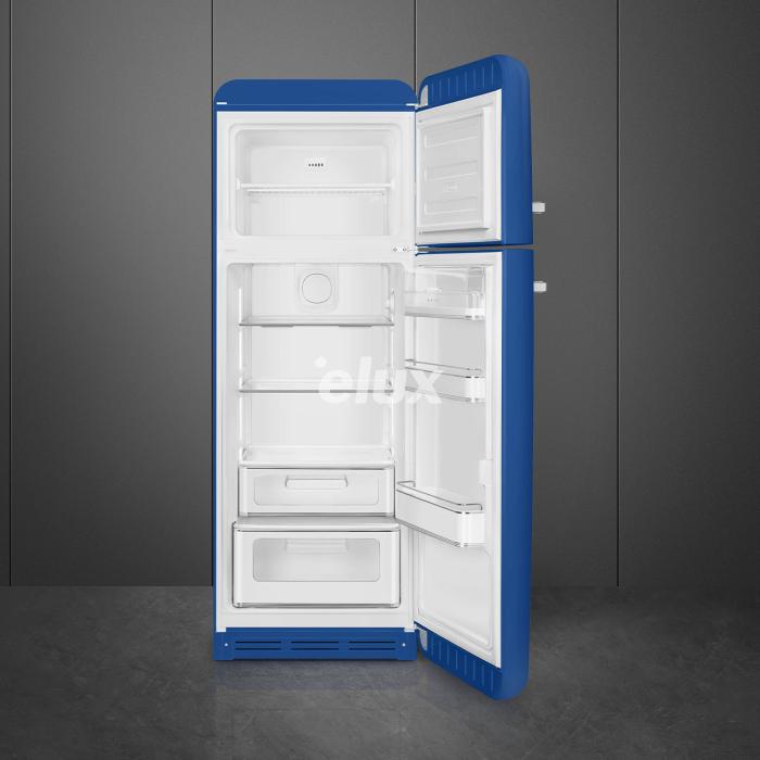 Külmik Smeg, 50-ndate stiil, 172 cm, 222/72 l, 34 dB, sinine