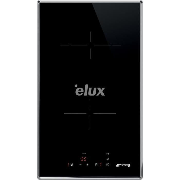 Pliidiplaat Smeg, Domino, 2 x Hilight, 30 cm, rv-raam, must