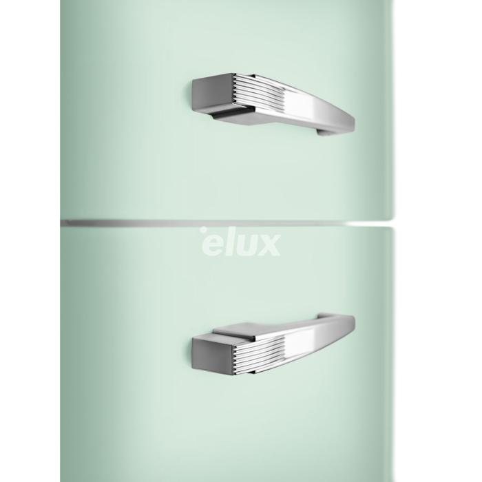 Külmik Smeg, 50-ndate stiil, 172 cm, 222/72 l, 34 dB, mehaaniline juhtimine, pastellroheline