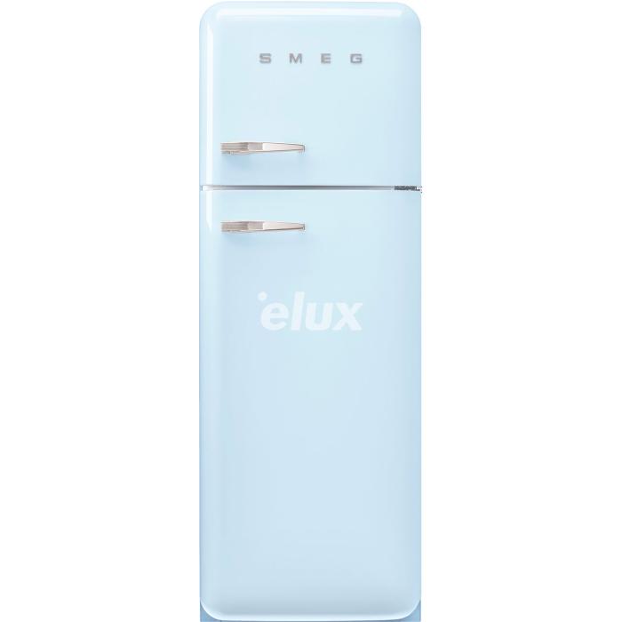 Külmik Smeg, 50-ndate stiil, 172 cm, 222/72 l, 34 dB, mehaaniline, parem, pastellsinine