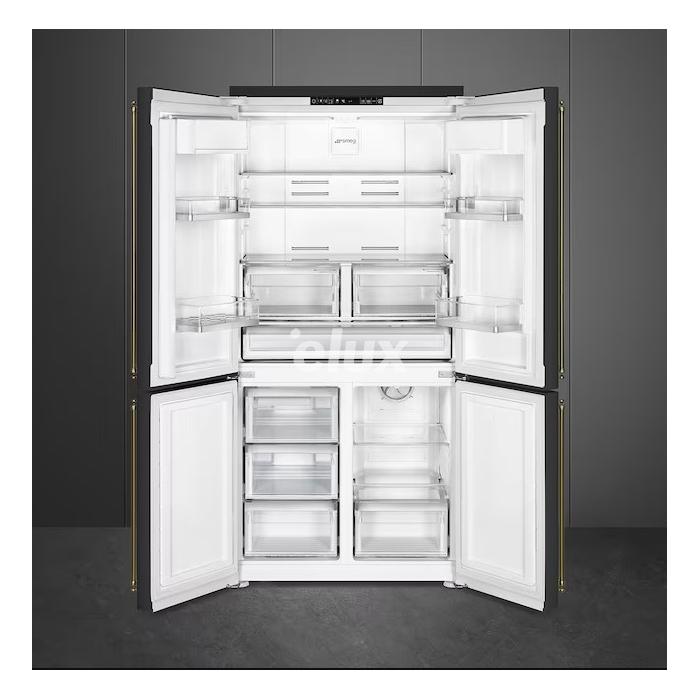 Külmik Smeg Colonial, 187 cm, 385/196 l, 39 dB, elektrooniline juhtimine, NoFrost, antratsiit
