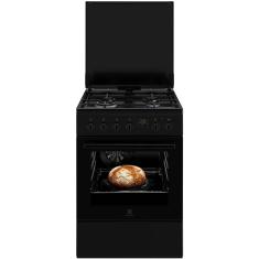 Gaasipliit Electrolux, 60 cm, 4 x gaas, elektriahi, katalüüs, must
