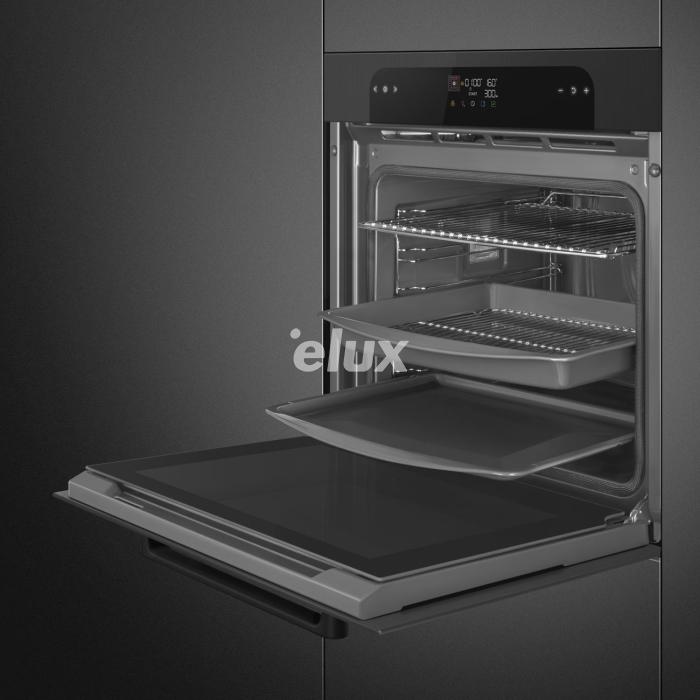 Ahi Smeg Musa, A+, 70 l, pürolüüs, must