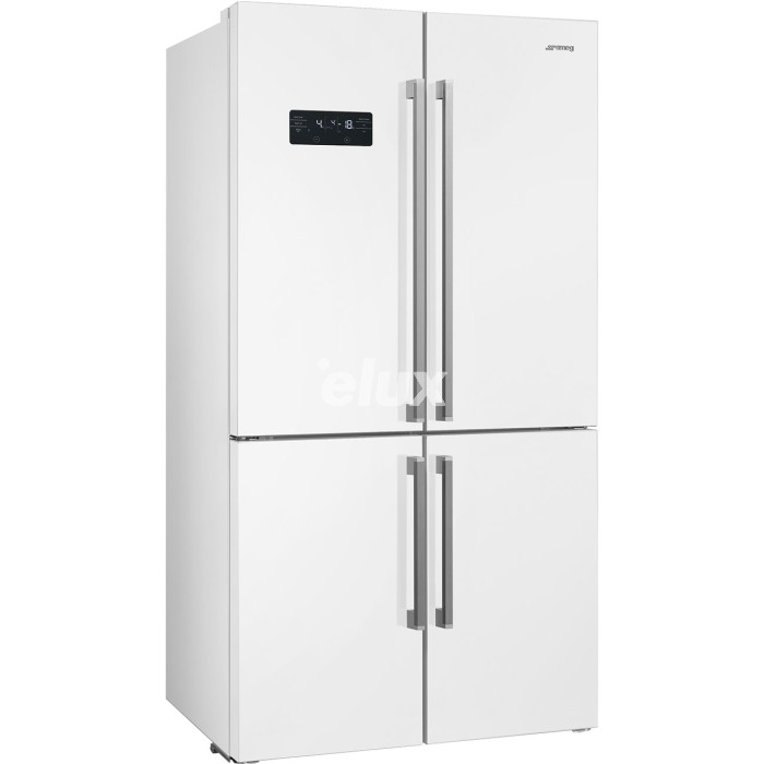 Külmik Smeg, 182 cm, 376/196 l, 39 dB, puutetundlik, NoFrost, valge