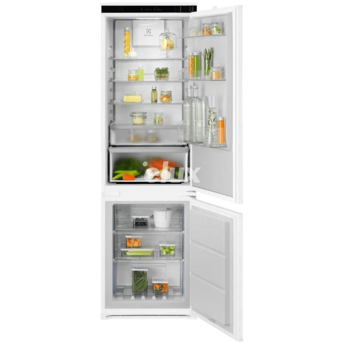 Встраиваемый холодильник Electrolux, 177,2 см, 186/62 л, 37 дБ, система NoFrost, белый.