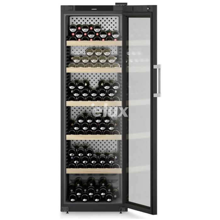 Veinikülmik Liebherr GrandCru, 188,4 cm, 229 pudelit, 38 dB, must